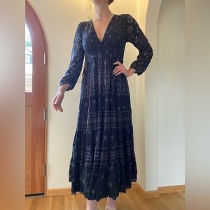 Johnny Was Lace Maxi Dress